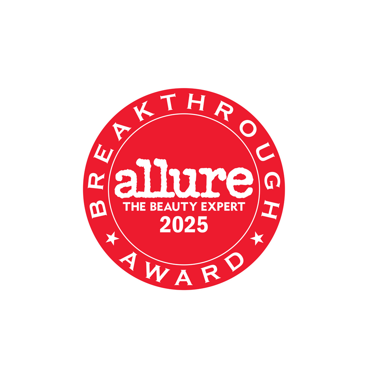 Allure Best of Beauty Breakthrough Award 2025 Seal - Small